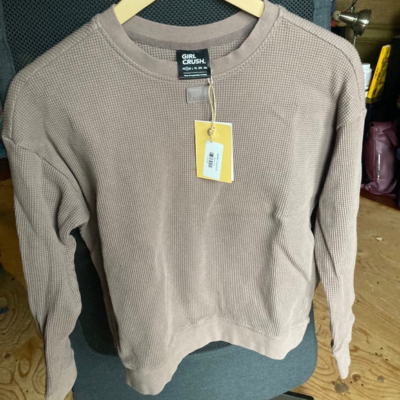 Waffle crewneck new with tags - Picture 4 of 8